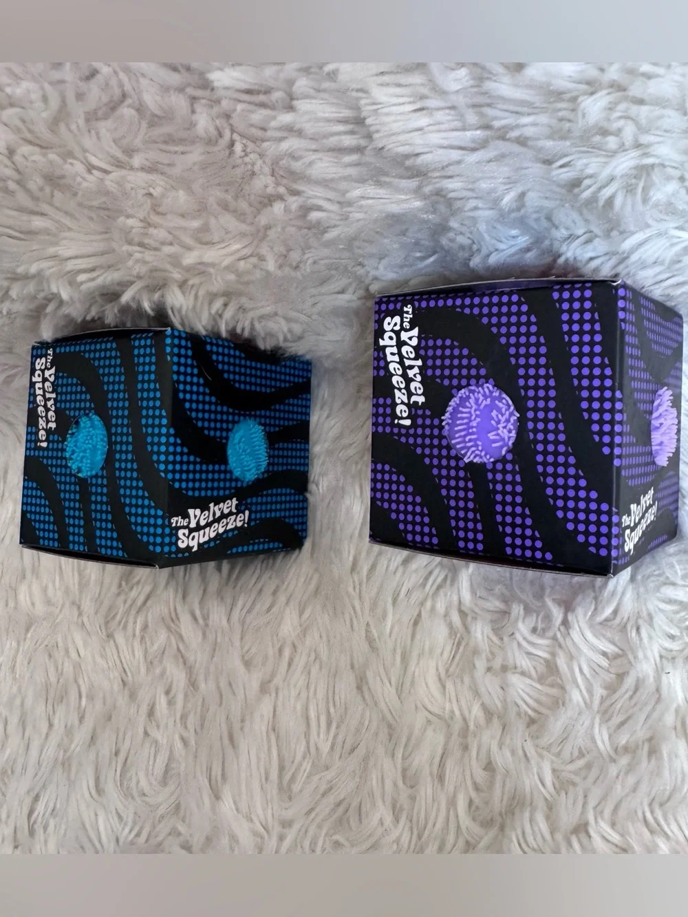 BNIB Schylling NeeDoh Fuzz Ball Wonder Waves & Flower Power Bundle - Authentic
